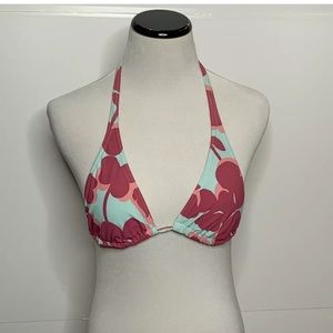 VIX Paula Hermanny Bikini Top S Floral Blue